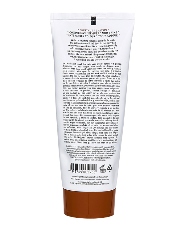 Buy Evo Fabuloso Chestnut Colour Intensifying Conditioner 220mL - True Grit Store