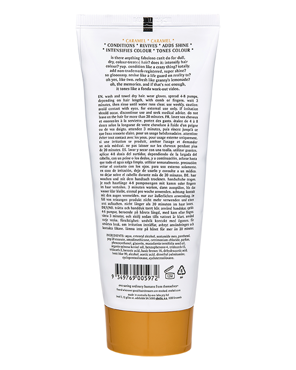Buy Evo Fabuloso Caramel Colour Intensifying Conditioner 220mL - True Grit Store