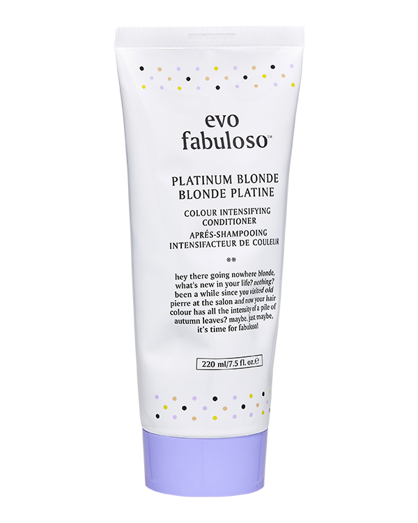Buy Evo Fabuloso Platinum Blonde Colour Intensifying Conditioner 220mL - True Grit Store