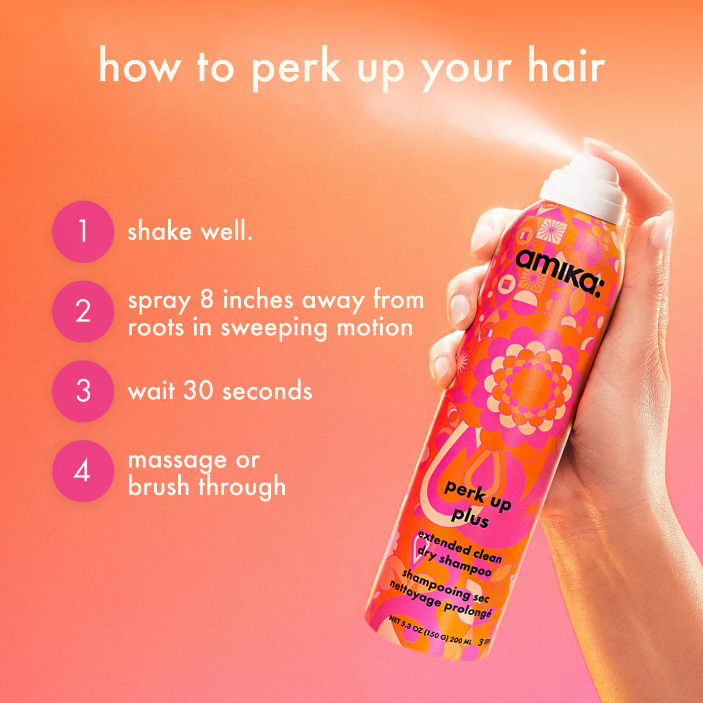 amika: perk up plus
