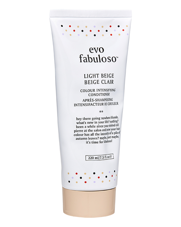 Buy Evo Fabuloso Light Beige Colour Intensifying Conditioner 220mL - True Grit Store