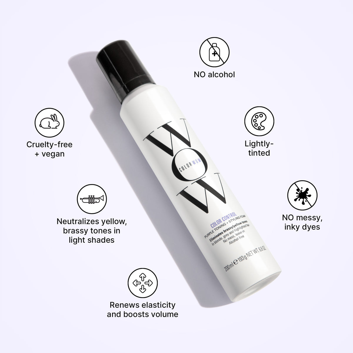 Color WOW Color Control Purple Mousse 200ml