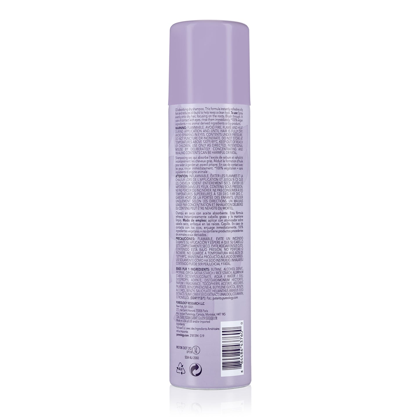 Pureology Style + Protect Refresh & Go Dry Shampoo 238mL - True Grit Store