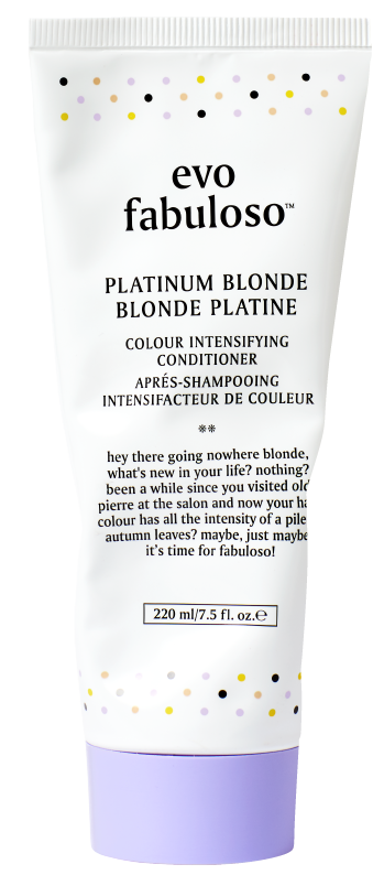 Buy Evo Fabuloso Platinum Blonde Colour Intensifying Conditioner 220mL - True Grit Store